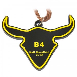 Thiết kế cuộc thi marathon thể thao bằng kim loại 3D hợp kim kẽm của riêng bạn