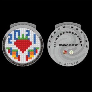 Huy chương cuộc đua tùy chỉnh Huy chương Lego Huy chương thể thao Lego Huy chương thể thao