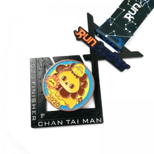 Gag bán buôn thiết kế logo tùy chỉnh hợp kim kim loại chạy marathon thể thao danh dự